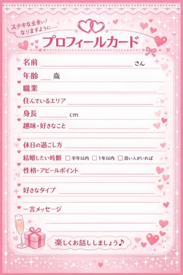 プロフィールカード17の内容と16,000名のご参加